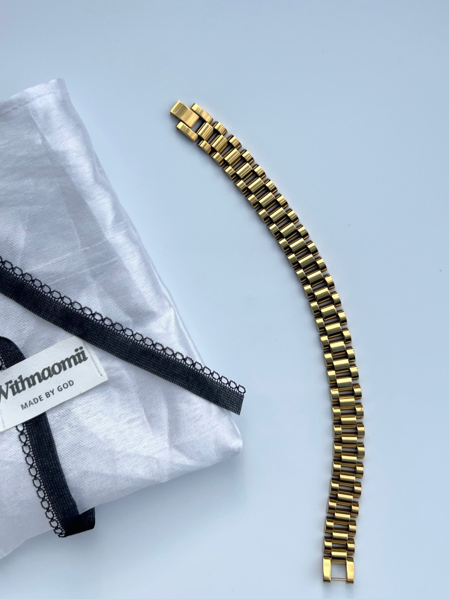 'Sol' chunky watch bracelet
