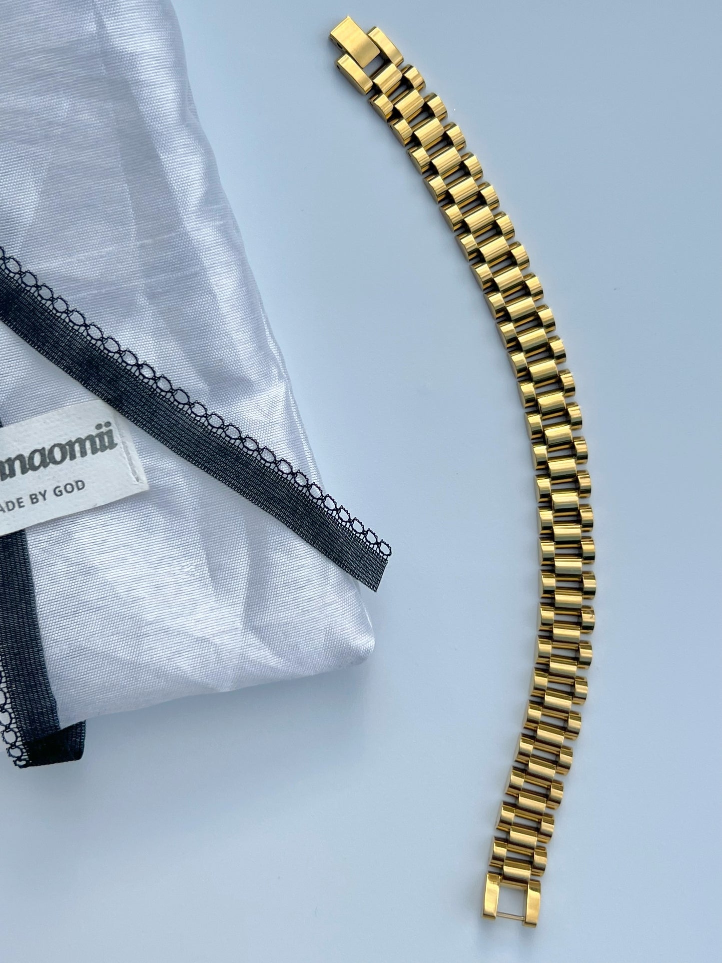 'Sol' chunky watch bracelet